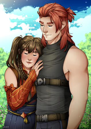 Ragnar x OC (Commission)